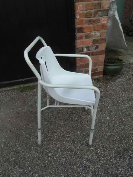 Photo of free Shower chair with plastic seat. (Waverton CH3) #2