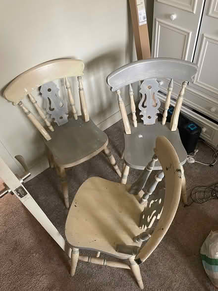 Photo of free 3 Beech Dining Chairs (Moortown LS17) #1