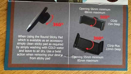 Photo of free CD mount for holding phone or SatNav (Heybridge CM9) #3