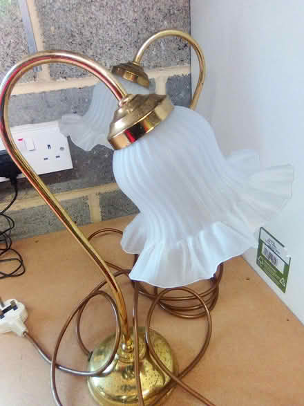 Photo of free Brass table lamps & mirror (Thirsk YO7) #4