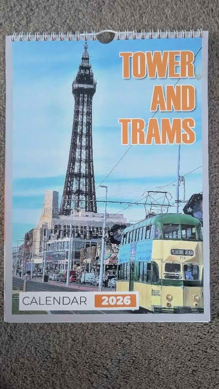 Photo of free Tower and trams 2026 calendar (Crownhill MK8) #1