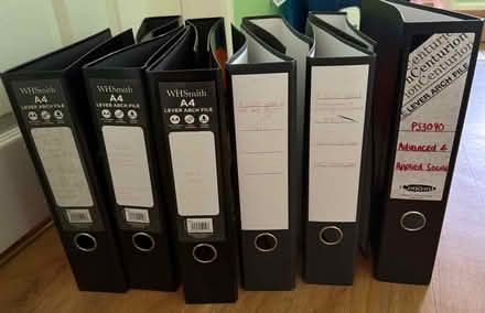 Photo of free Lever arch files (Whitegrove RG42) #1