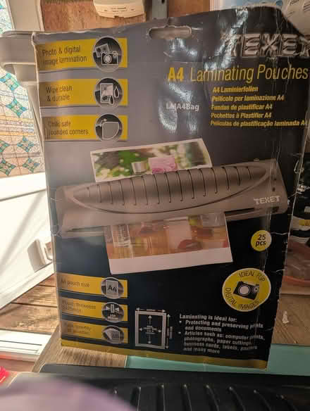 Photo of free Laminator & Sheets (Stewartby) #2