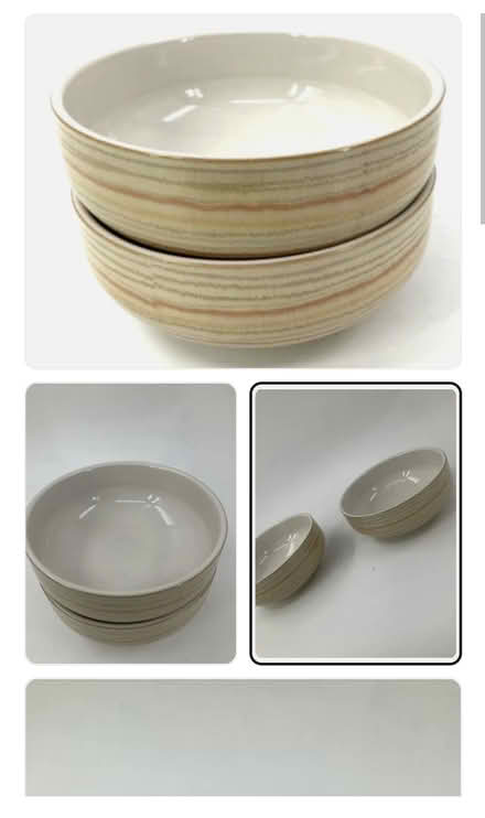 Photo of Denby caramel stripes bowls (Rathfarnham) #1