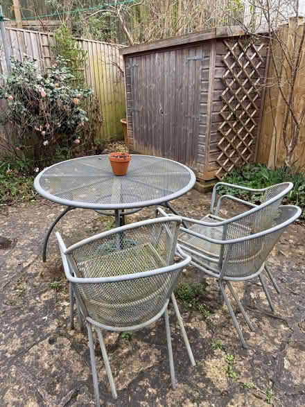 Photo of free Garden table and chairs (Lower Weston) #1