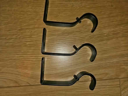 Photo of free Black adjustable curtain pole (Warmley) #3