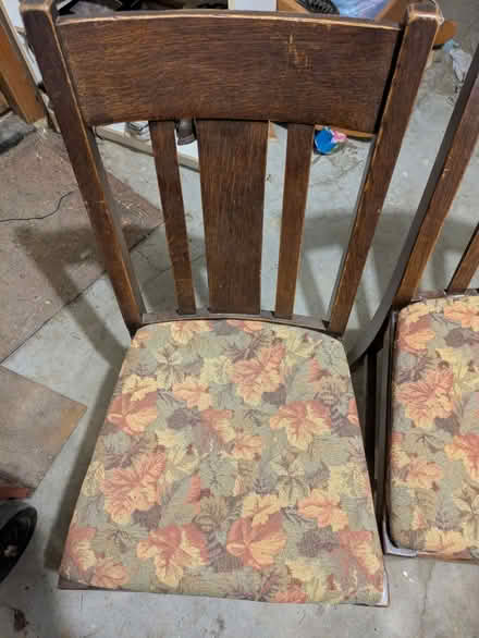 Photo of free 2 dining chairs need new springs (Downtown Bothell) #1