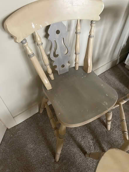 Photo of free 3 Beech Dining Chairs (Moortown LS17) #4