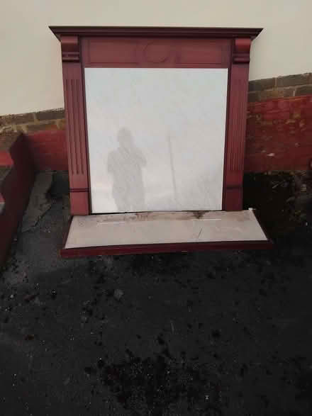 Photo of free Wall Mounted Fireplace and Hearth (Brandon DH7) #2
