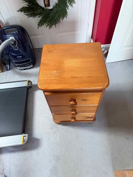 Photo of free Pine Bedside Drawer Unit (Priestwood RG42) #2