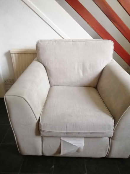 Photo of free 1 seater sofa (Denton M34 3LR) #2