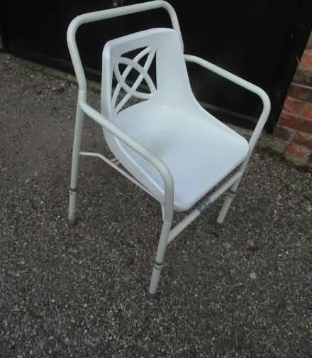 Photo of free Shower chair with plastic seat. (Waverton CH3) #1