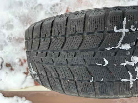 Photo of free Set lightly used Snowtires/wheels (Winchester) #4