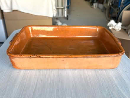 Photo of free Shallow rectangular earthenware oven dish (Chichester PO19) #1