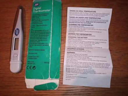 Photo of free Digital Thermometer – Needs Battery (City centre S1) #1