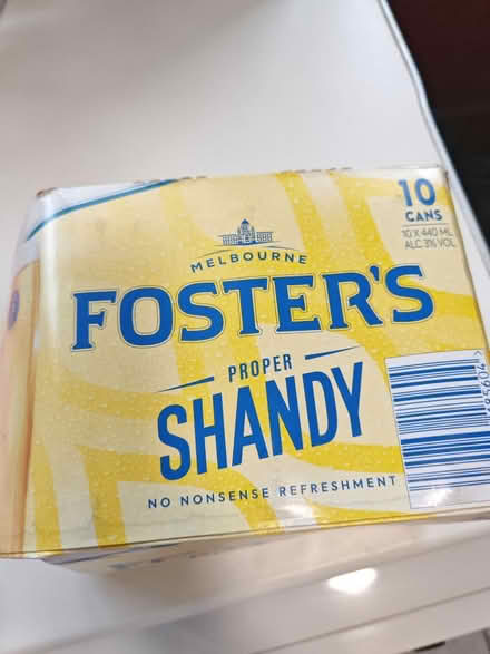 Photo of free Fosters shandy (Wormholt road) #2