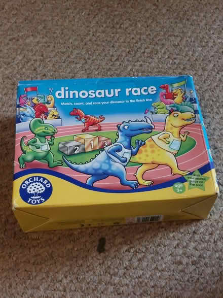 Photo of free Dinosaur race game ages 3+ (Coley RG1) #1