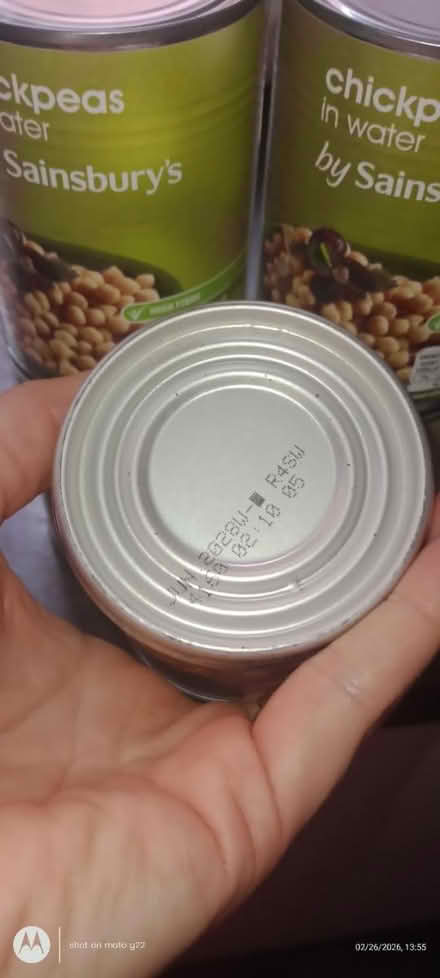 Photo of free 5 canned chickpeas in date (RG6) #1