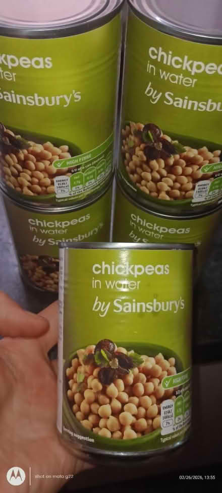 Photo of free 5 canned chickpeas in date (RG6) #2