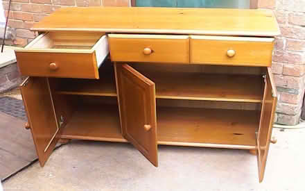 Photo of free Wooden sideboard (Greens Norton.Towcester NN12) #1