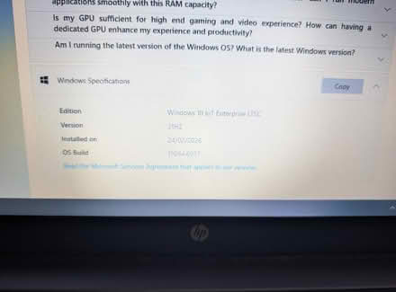 Photo of free HP Laptop - Model 15-ab243na (Stonebridge - NW10) #4