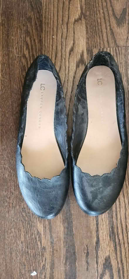 Photo of free Black flat dress shoes (St. Charles) #1