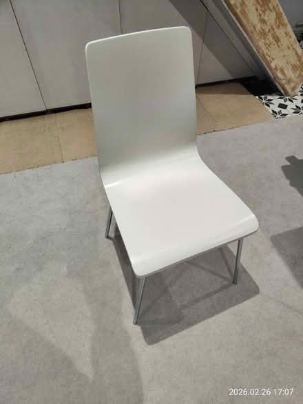 Photo of free Office chair white (Hampton) #1