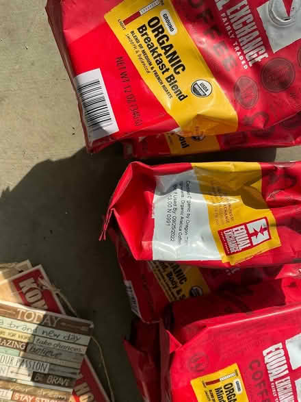 Photo of free Organic coffee bags (Off Linwood) #2