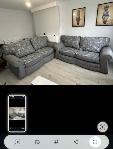 Photo of free 2 2 Seater Sofa (Sw11 4 RH) #1