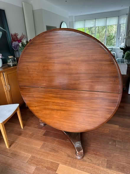 Photo of free Victorian tilt top table (Greystones S11) #3