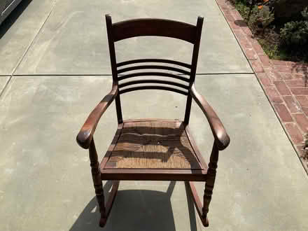 Photo of free Antique Wooden Rocking Chair (Cuesta Ave / El Monte Ave) #1
