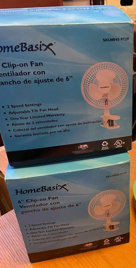 Photo of free clip on fans (Newtonville (Shaws)) #1