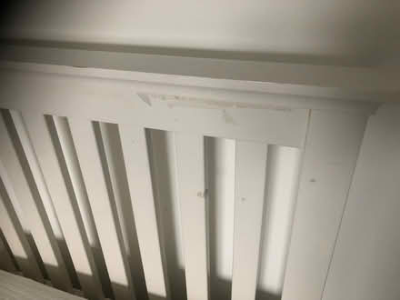 Photo of free Off white double bed with mattress (Worcester park) #2
