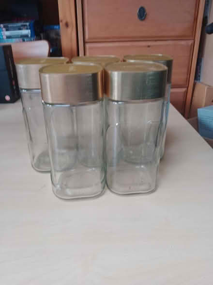 Photo of free 6 large coffee jars (Isleworth TW7 Near Rugby Gd) #2