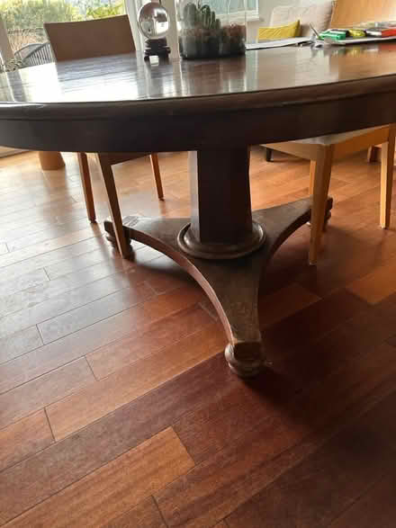 Photo of free Victorian tilt top table (Greystones S11) #2
