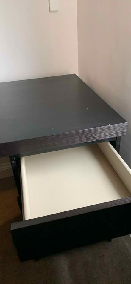 Photo of free Black wooden computer desk (Bath) #3