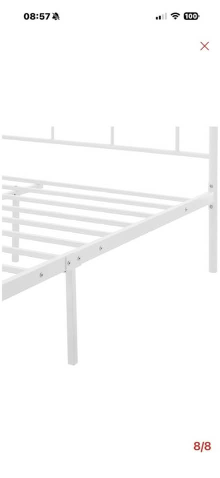 Photo of Metal King Size Bed Frame (BH8 Bournemouth) #3