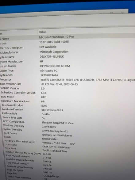 Photo of free Windows 10 computer (near Tartan/ Jockvale) #2