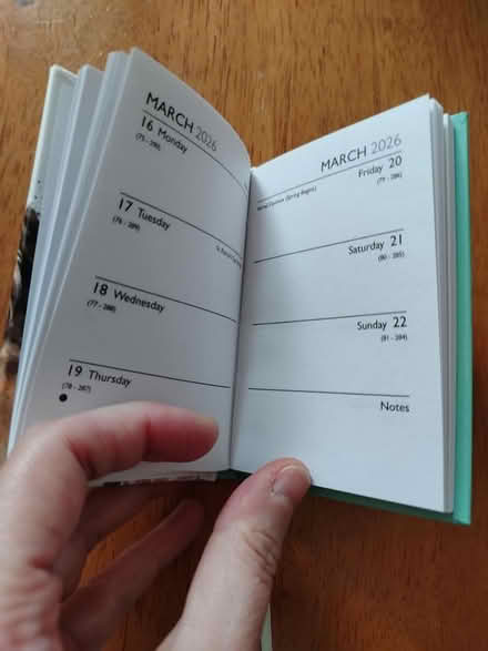 Photo of free Small pocket diary (Walsall WS2) #2