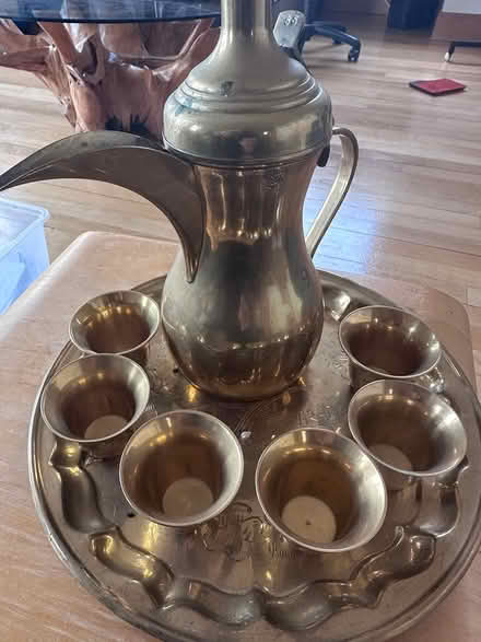 Photo of free Brass Saudi Arabian Coffee Set (Arncroach, KY10) #1