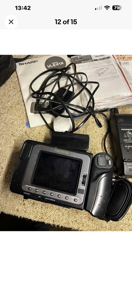 Photo of free Sharp View cam VL-E41X plus extras (Basingstoke RG22) #3