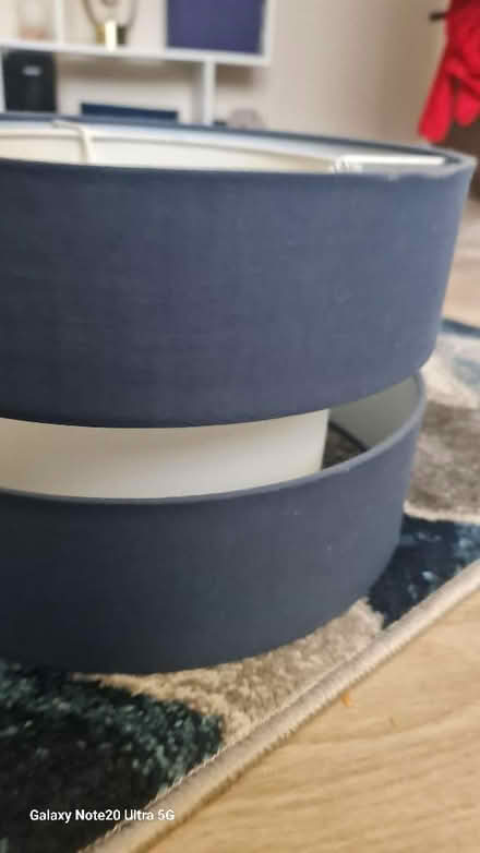 Photo of free Navy and white Ceiling lampshade. (Foxwood YO24) #2