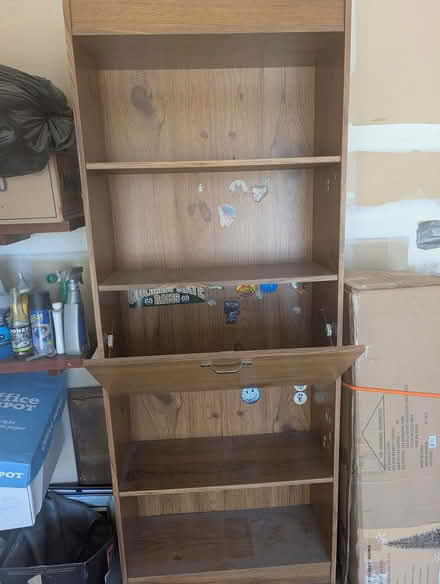 Photo of free Shelf, tall, composite wood (West Fort Collins) #1