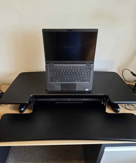 Photo of free sit/stand desk converter (Broadway, Fleetwood) #2