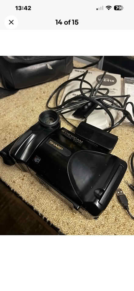 Photo of free Sharp View cam VL-E41X plus extras (Basingstoke RG22) #1