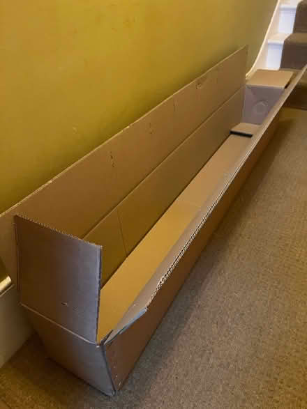 Photo of free Very strong, long, cardboard box (St Leonards on sea TN38) #1