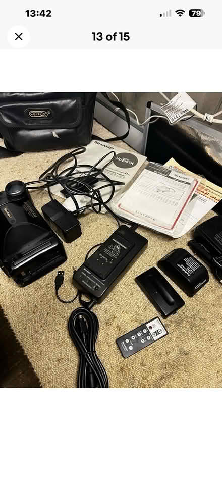 Photo of free Sharp View cam VL-E41X plus extras (Basingstoke RG22) #2