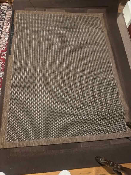 Photo of free A brown patterned large mat63in x 47in (Wanstead E11) #1
