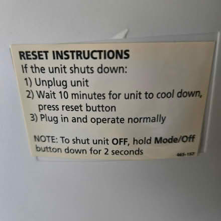 Photo of free Space Heater (Cloverhill 3) #3