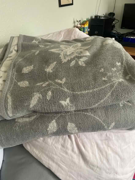 Photo of free Two Reversible Blankets Dunelm (Fareham central PO16) #3